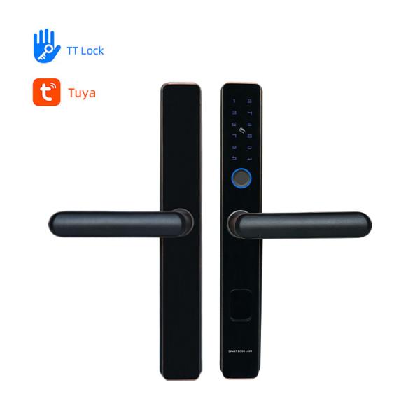 Security Keyless Digital Entry Door Lock CE Matt Black For Home