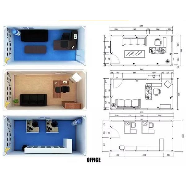 Topshaw DIY House Quick Installation Prefab Flat Pack 20ft 40ft Emergency Hospital School Container House