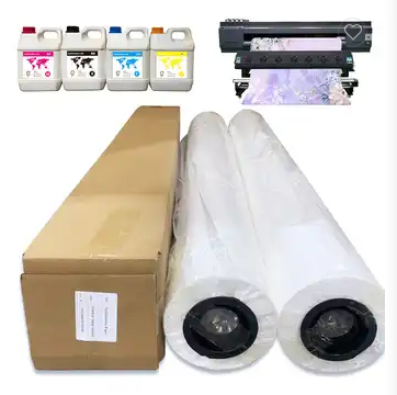Heat Transfer Fast Dry Sublimation Paper 100gsm 90gsm 50gsm Digital Sublimation Printing Paper