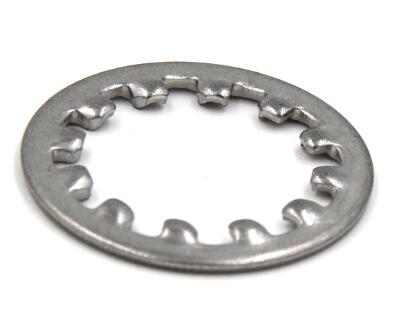 DIN6798J Serrated Lock Steel Flat Washers Internal Teeth Stainless Steel Material