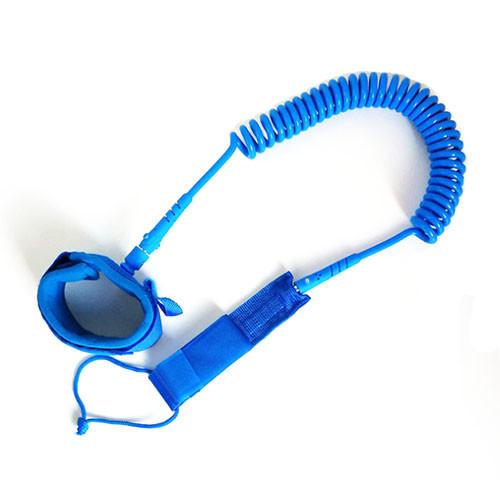 Custom Blue TPU Elastic Kayak Paddle Leash 70CM Long Stretch 3M