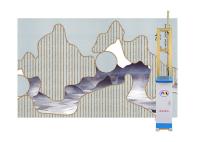Impressora a jato de tinta Automatic Mural Printing da parede do certificado 3D do Ce para o hotel