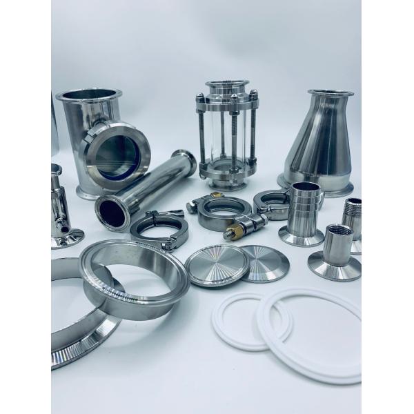 Sanitary 4 Inch 6 Inch 8 Inch 10 Inch Tri Clamp Tri-Clover Fittings For Distillers