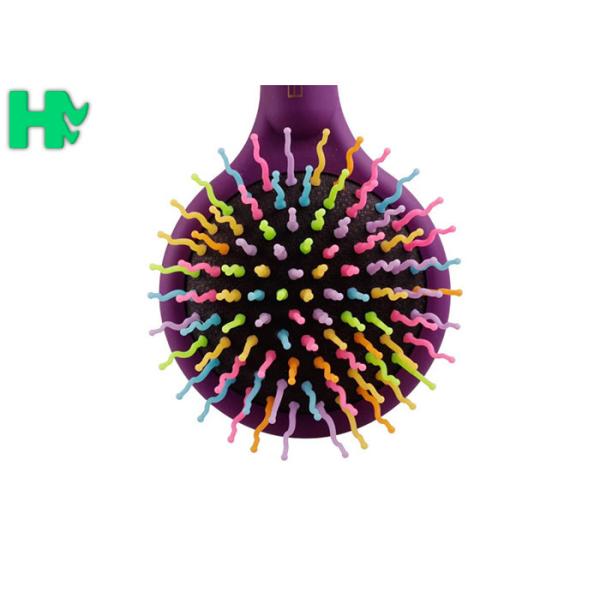 Polyester Rainbow Massage Comb For Straight Hair Or Curly Hair