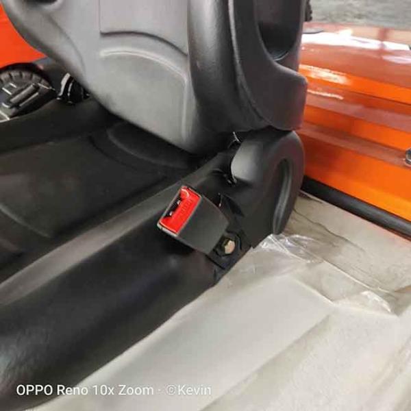 3500kg CPCD35 Diesel Powered Forklift Truck With Duplex Full Free Lift Mast