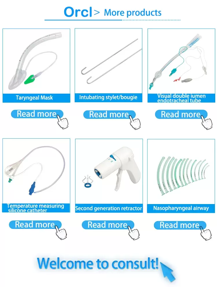 Medical Reinforced Tracheostomy Tube Disposable Tracheostomy Tube With Or Without Cuff