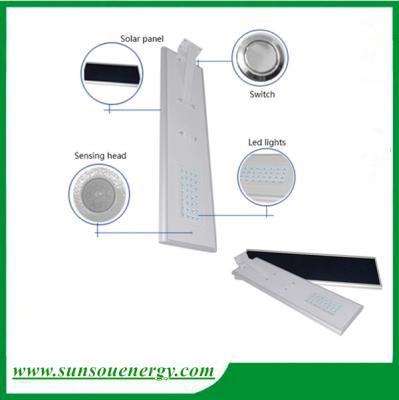 60w solar street lighting all in one / integrated solar street light with motion sensor for cheap sale