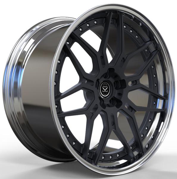 Custom 6061-T6 Aluminum Alloy Rims Deep Polished Lipe For Benz C43 C63 20 21 Inch