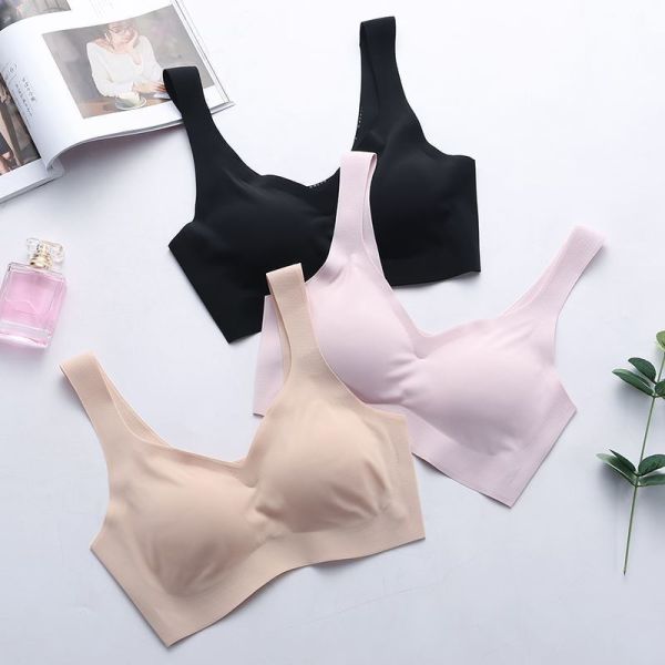 Seamless Bra Women Wholesale Ready to Ship Lady's Bralette Wire Free Comfortable A/B Cup Seamless Sporty Bra New for Women