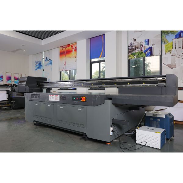 1.3m-1024A Hybrid UV Flatbed Printer (Four Rows of 16 Heads) UV2513 (16 Heads-18 Heads) UV Mesh Belt Machine UV Flatbed Printer