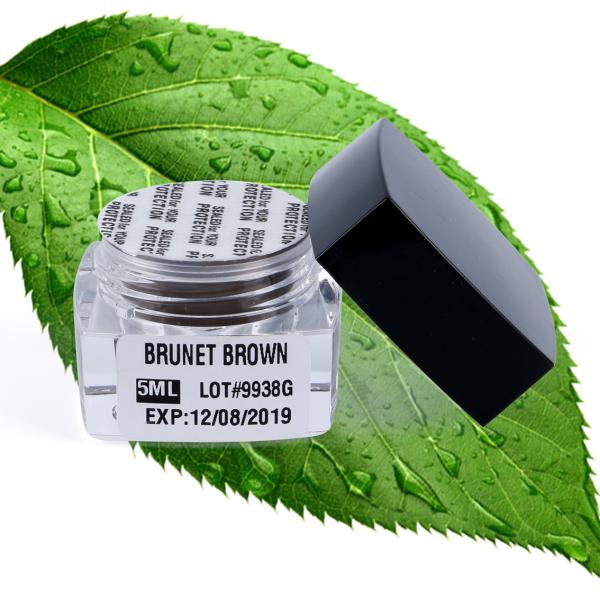 Microblading Eyebrows Ink / Semi Permanent Makeup Pigments Brunet Brown