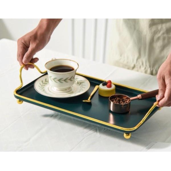 Black Rustproof 7mm Thickness Metal Jewelry Tray
