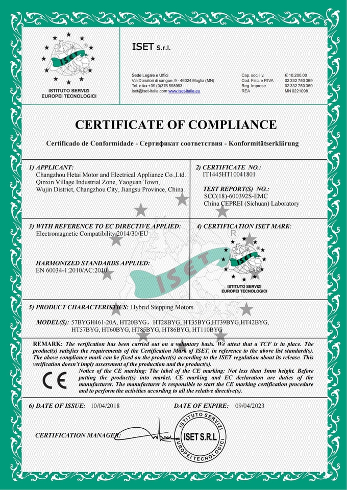 57HN51-003A Nema23 Шаговый двигатель Гибридный шаговый двигатель 9,5 кг.см