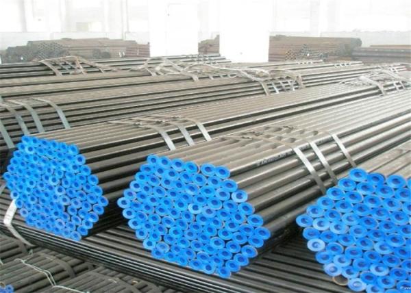 ASTM A53-2007 Black Lacquer Coating Carbon Steel Pipe OD 21.3 - 610 mm High Hardness