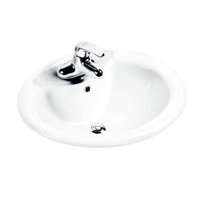 Branco vitrificado sob mercadorias sanitários contrários da bacia 585x470x220mm