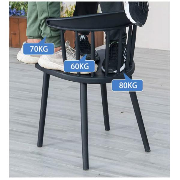 Empilable en plastique dinant nordique élégant ergonomique de la chaise pp avec non des pieds de glissement