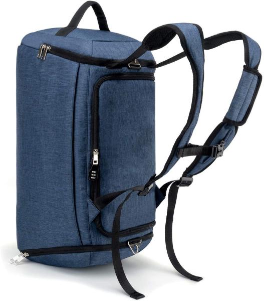 Gym Weekender Oversized Travel Duffel Bag With Shoe Pouch Wet Pocket