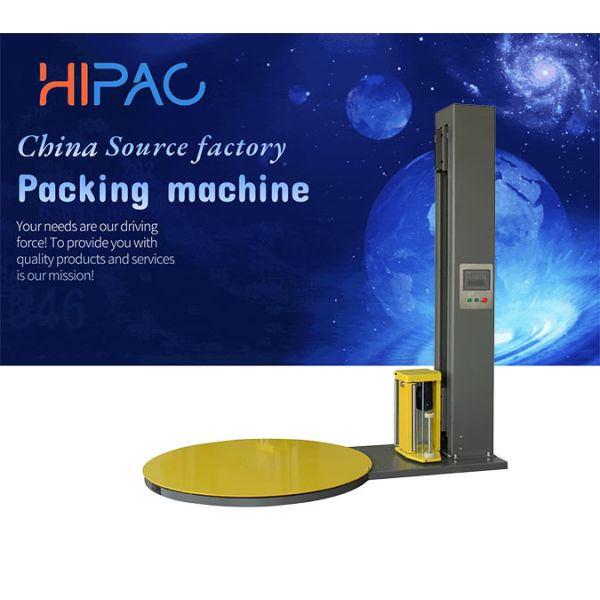 Automatic Winding Wrapper 220V Stretch Film Winding Machine Easy To Operate Pallet Packaging Machine
