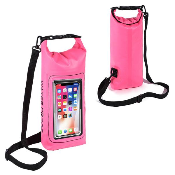 WATERPROOF BAG NEW 2L WATERPROOF BAG PVC SWIMMING WATERPROOF BAG 2-IN-1 MOBILE PHONE WATERPROOF BAG SWIMMING BAG