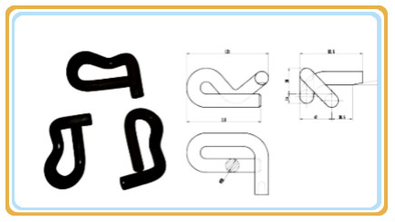 Nabla Elastic Rail Clips in fastening systems , E clip / Skl Clip