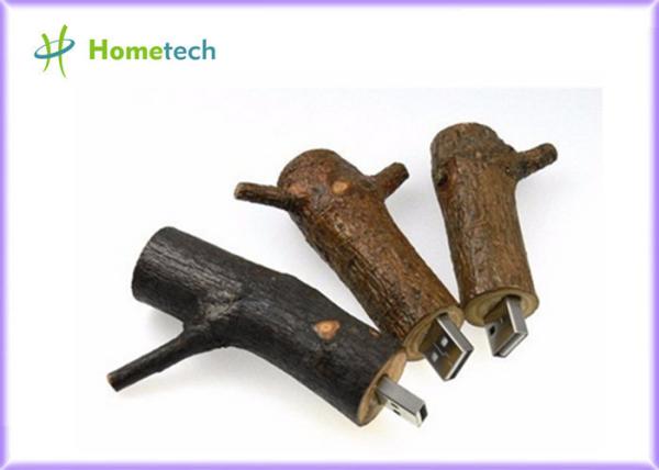 Novetly 2.0 tree branch Wooden USB Flash Drive promotional 4GB 8GB 16GB 32GB