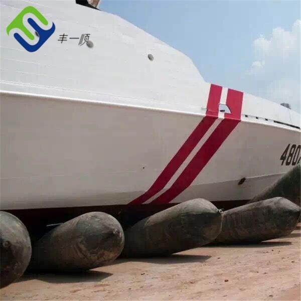 Pneumatic Rubber Airbag Cylindrical Balloon Shaped For Underwater Lifting