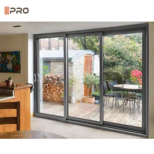 Aluminium Sliding Glass Doors With Shop Drawing Approval For Production Standard