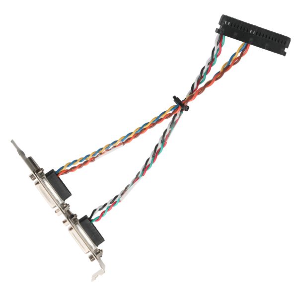 40-Pin to Dual DB15 Breakout Harness - UL1007 22AWG 300V Shielded Cable