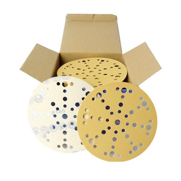 Customized Support 6inch 17holes Hook and Loop Sanding Discs for Auto Putty Polishing