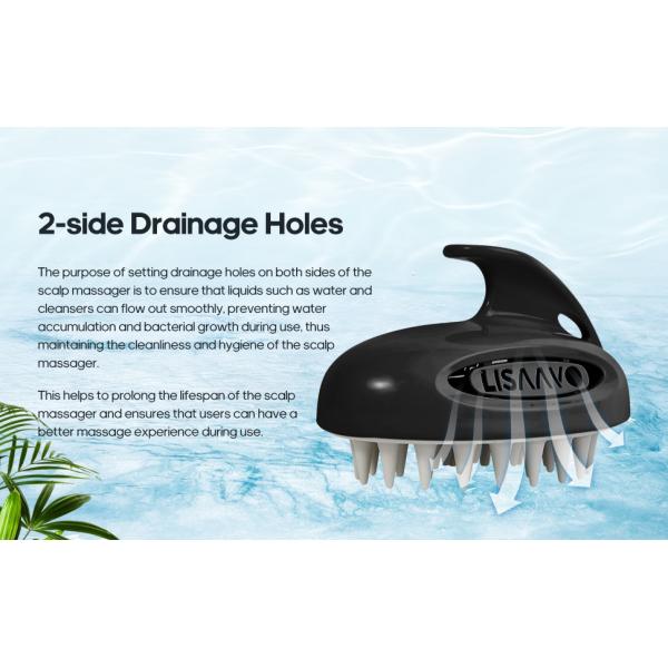 Pet Hair Wash Massager ABS+TPR Scalp Exfoliating Shampoo Brush