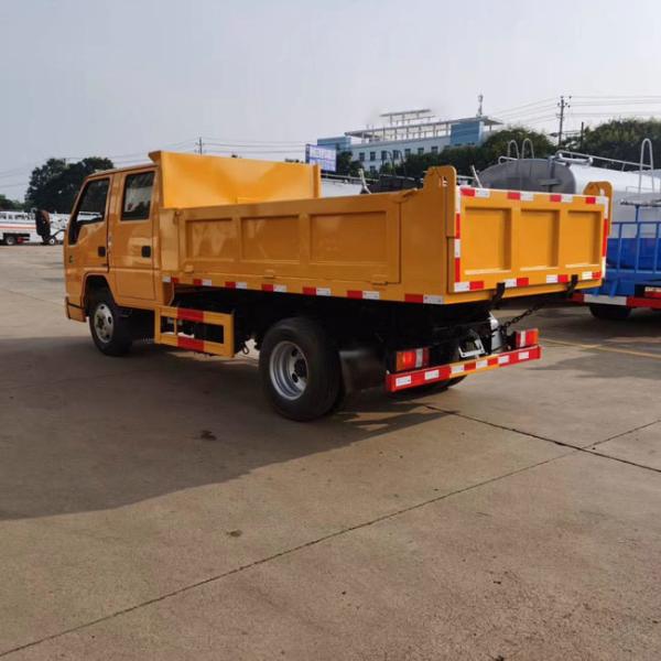 Customized JMC Brand Small Cheap Price 4*2 Special Dump Truck With One Half Cabins