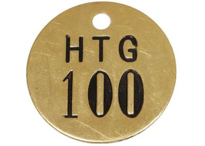 Estêncis de bloqueio do bronze das etiquetas da válvula numerados preto da etiqueta 1/2” enchido