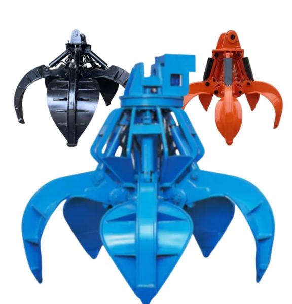 CE Approval Mechanical Orange Peel Grab Bucket For CAT320 Excavator