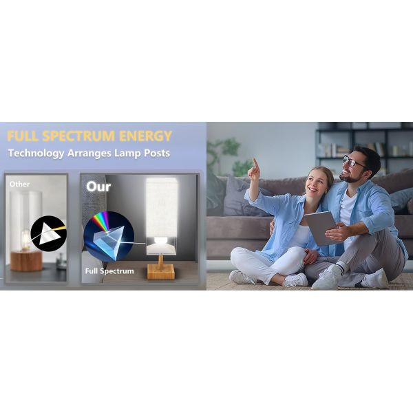 Square Winter Sad Light Touch Control 10000 Lux Therapy Lamp Dimmable