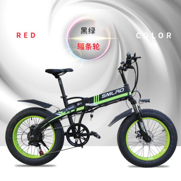 S9F Folding Fat Tire Electric Bike LCD Digital Display USB Charging Port