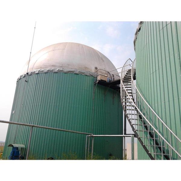 Equipamento anaeróbico do reator da eficiência elevada no projeto da planta do biogás