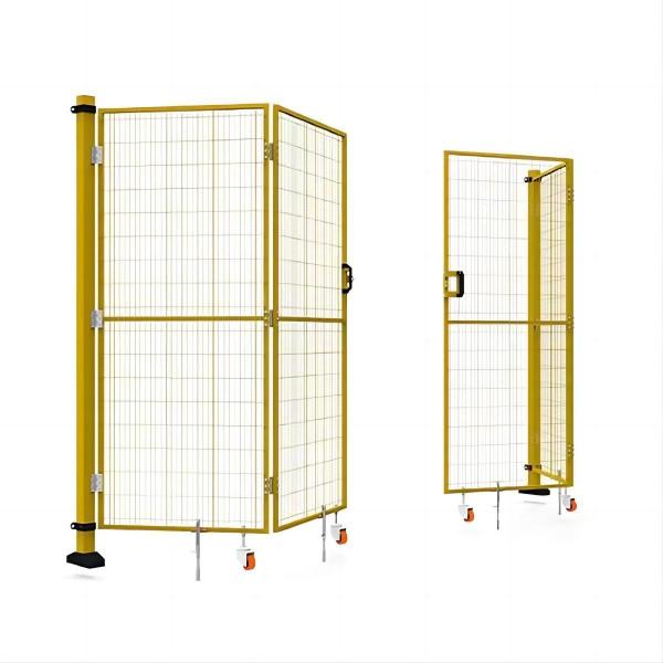 Closed Open Iron Wire Mesh Guard Workshop Isolation Fence Equipment For Robot Barrier