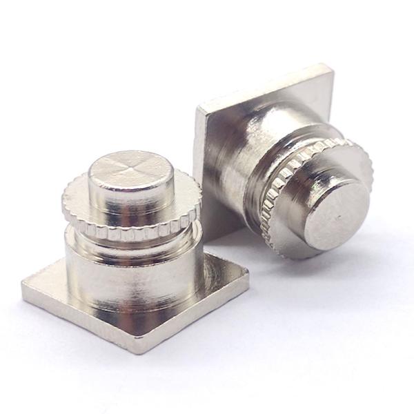 CNC Machined Carbon Steel Zinc Plated Bushings And Studs Micro Machining