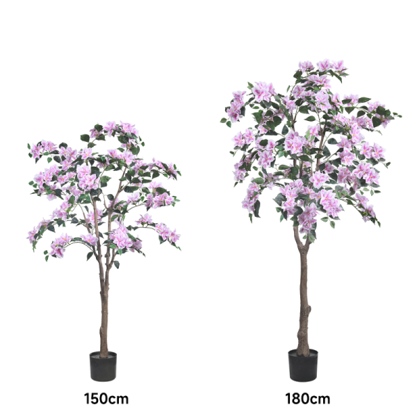 Wholesale 150cm 180cm Artificial Bougainvillea Tree - Model C Light Pink | Haihong Factory Direct | UV Resistant Artificial Flowers | Bulk Decor