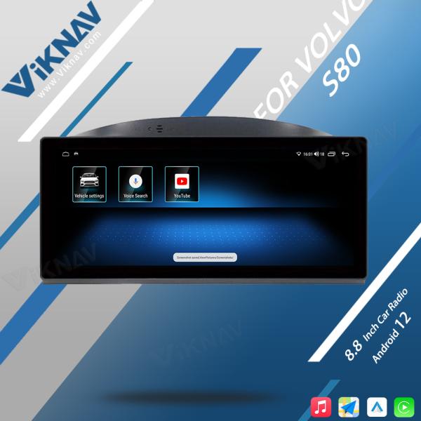 2012 2013 2014 2015 Авторадио Volvo S80 Радио Android 8,8 дюймовый ЖК-головной блок