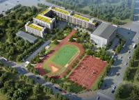 天候耐性学校 多階建ての金属ビル建設
