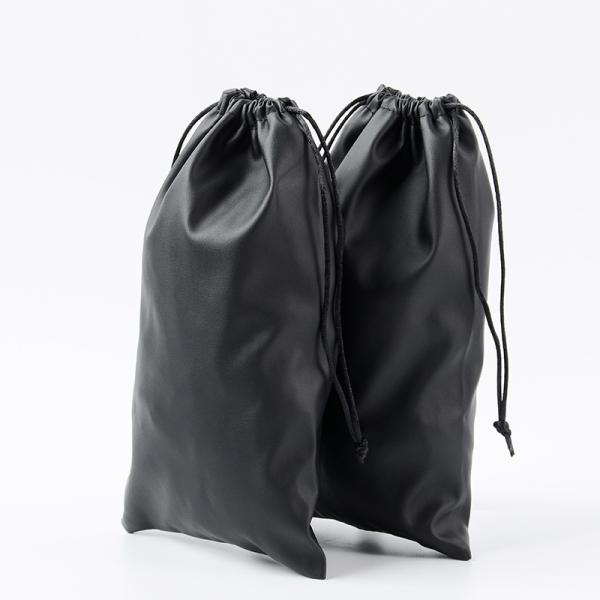 OEM/ODM Acceptable Custom PU Leather Dust Drawstring Bag for Jewelry Organization