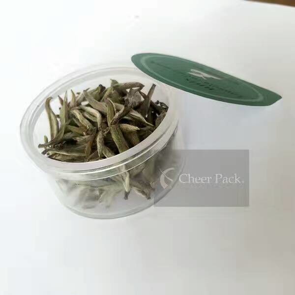 PP / Acrylic Transparent Small Plastic Containers Tea Cups 20g 30g 50g