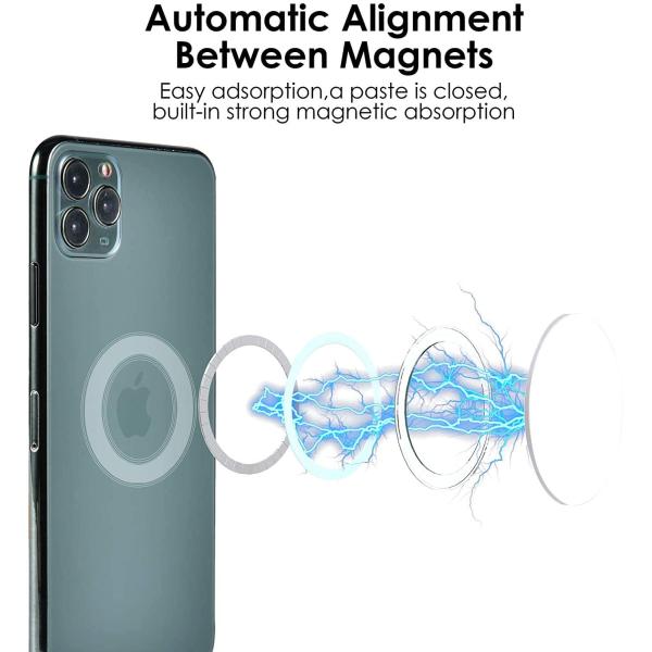 Промышленный магнит Magsafe Magnet Ring Sticker для сильной беспроводной зарядки мобильных телефонов