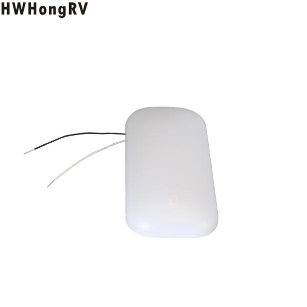 HWHongRV 12V warm White Ultra-Thin Dome LED Light Interior Lamp Caravan Campervan RV ceiling down Light with switch