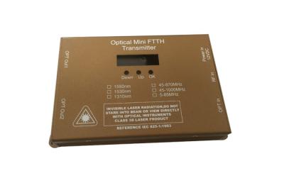 Aprovação estável dos 10m ISO9001 da saída do transmissor 2 da fibra ótica de Catv do desempenho