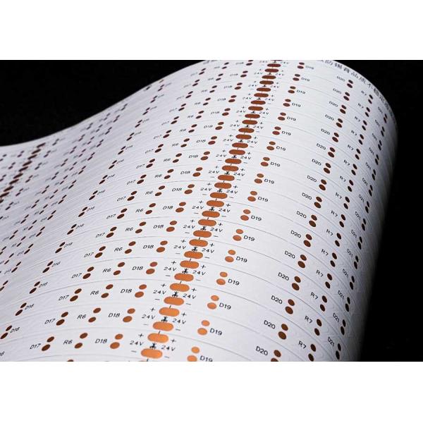 Bespoke LED Solutions: From Rigid-Flex PCB Design to Final SMT Assembly Double Sided Chip on FPC White Film FPCB For 2835 LED Strip Flexible Circuit Board