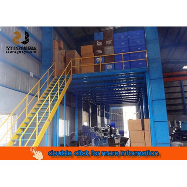 Heavy Duty Multi Tier Industrial Storage Mezzanine Floors Easy Assembled