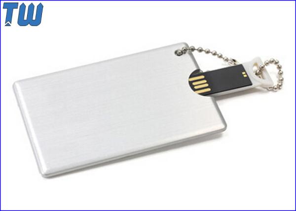 Full Size Metal Personal Card 32GB USB Pendrives Ball Chain UDP