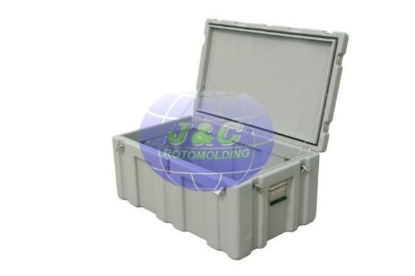 OEM Plastic Roto Molded Cases by CNC Processed Aluminum Rotational Molds